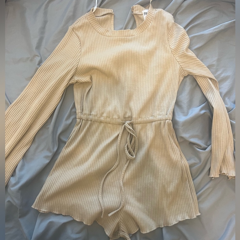 Cream Romper